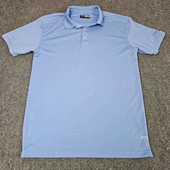Callaway Golf Polo Large Blue Optidri Activewear Moisture Wicking Active Casual - Picture 1 of 6